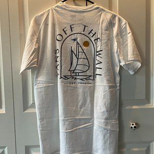 White Vans Tshirt Sailing M